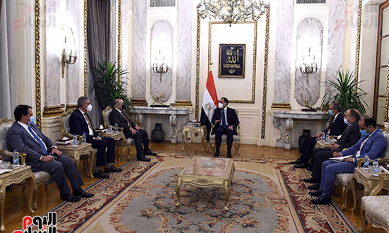 رئيس الوزراء يشهد توقيع مذكرة تفاهم بين مصر والعراق فى مجال الاتصالات (1)