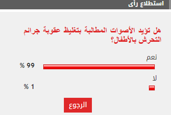 نتيجة الاستطلاع