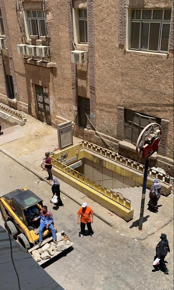 إخلاء شارع سعد زغلول من الباعة الجائلين (3)