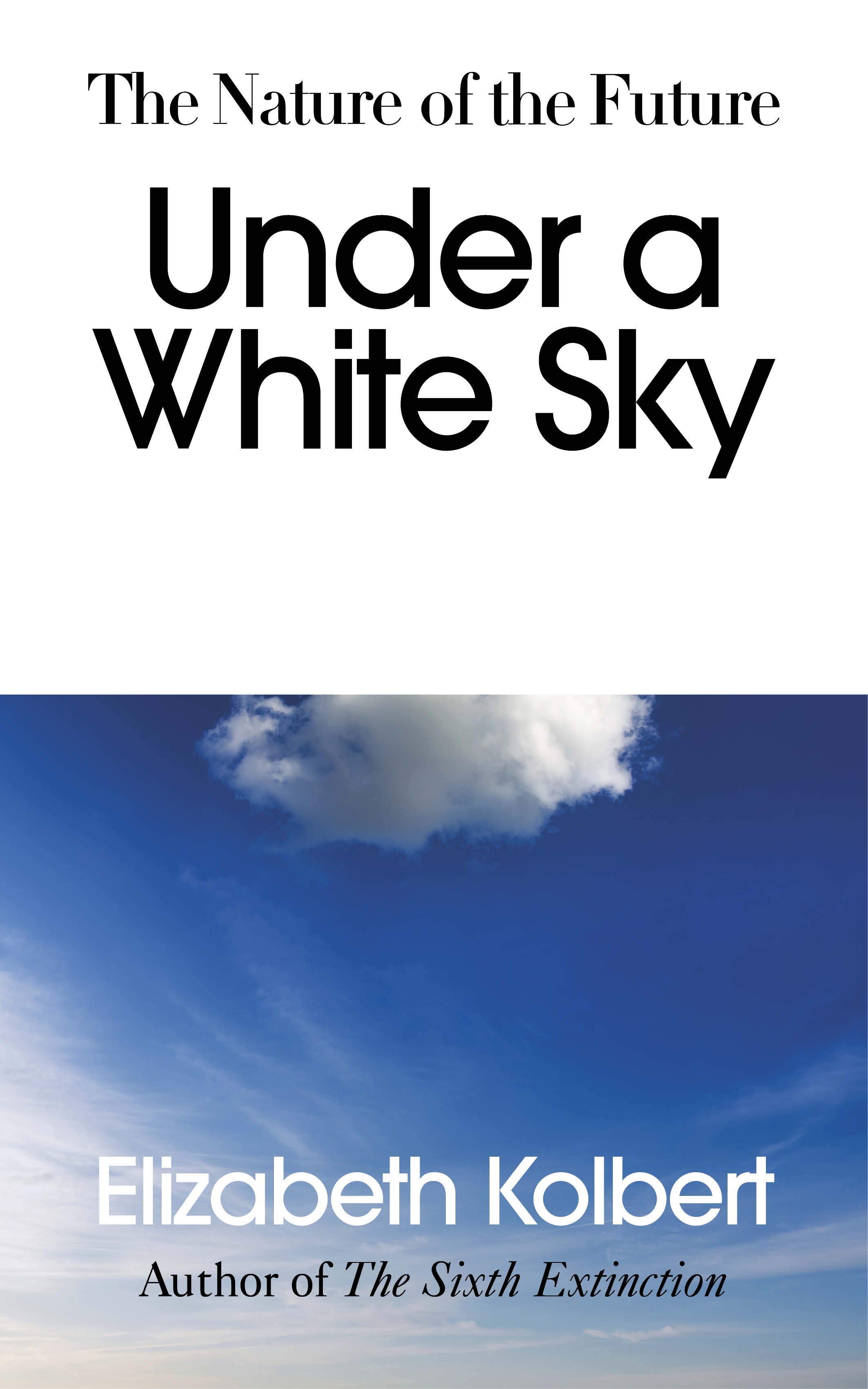 تحت سماء بيضاء طبيعة المستقبل