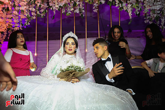 محمد عبد الغنى مدافع الزمالك يحتفل بزفافه (3)