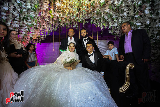 محمد عبد الغنى مدافع الزمالك يحتفل بزفافه (12)