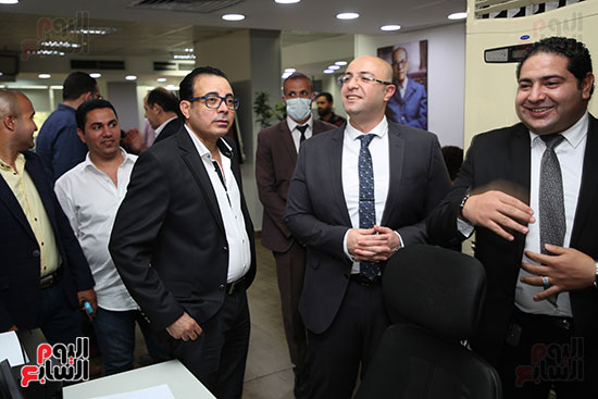 محافظ بنى سويف ونائبه يزوران مقر جريدة اليوم السابع (16)