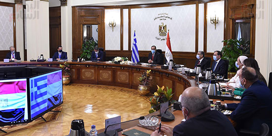 رئيسا وزراء مصر واليونان يترأسان جلسة مباحثات موسعة (8)