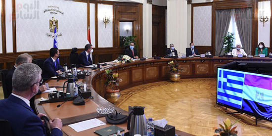 رئيسا وزراء مصر واليونان يترأسان جلسة مباحثات موسعة (6)