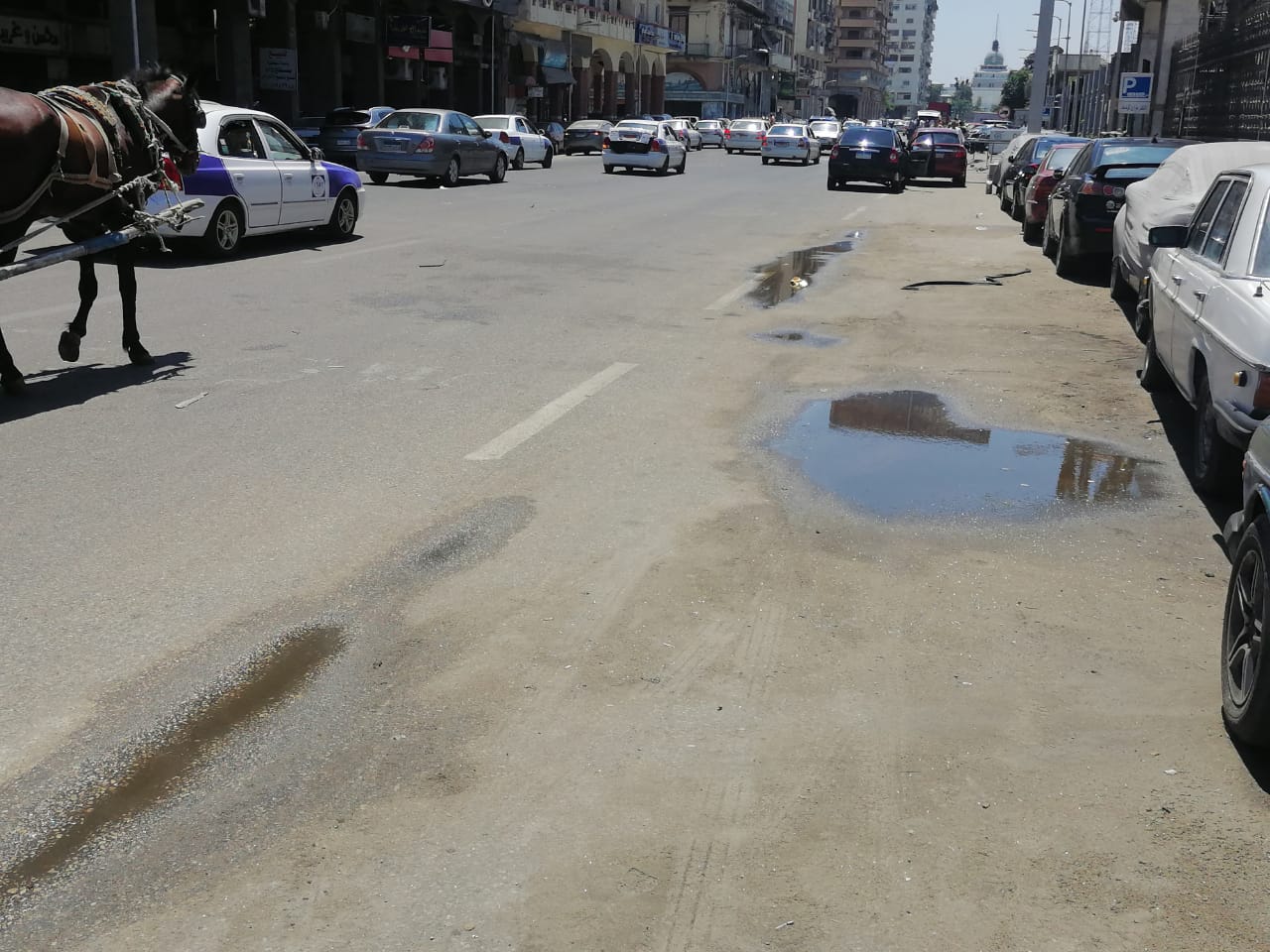 حادث تصادم وسط شوارع بورسعيد (5)