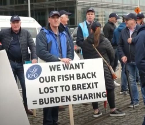 احتجاج الصيادين