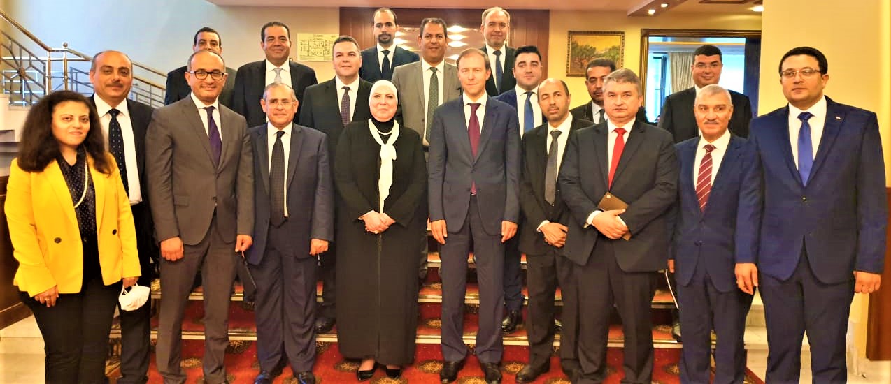الوفد المصري المشاركة باجتماعات اللجنة المصرية الروسية المشتركة