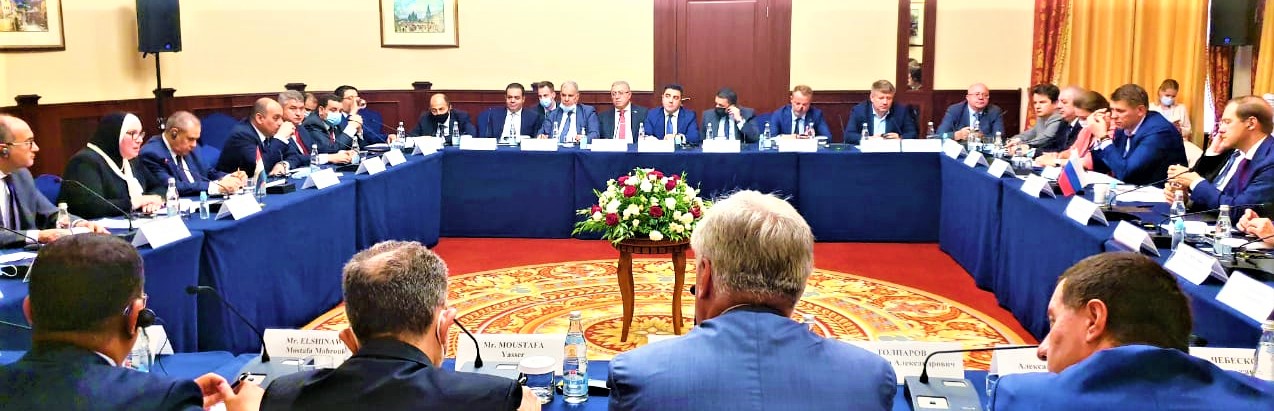 جانب من اجتماعات اللجنة المصرية الروسية المشتركة