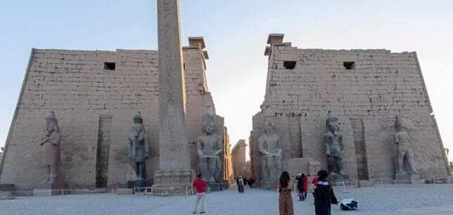 واجهة معبد الأقصر بعد المشروعات القومية