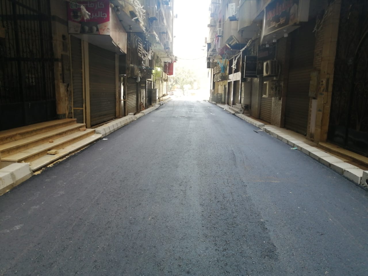 رصف وتبليط شوارع فيصل وبولاق (7)