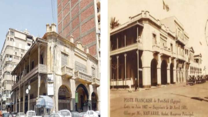 جانب من مبنى البوستة الفرنسية  الذى يقع بنطاق حى الإفرنج