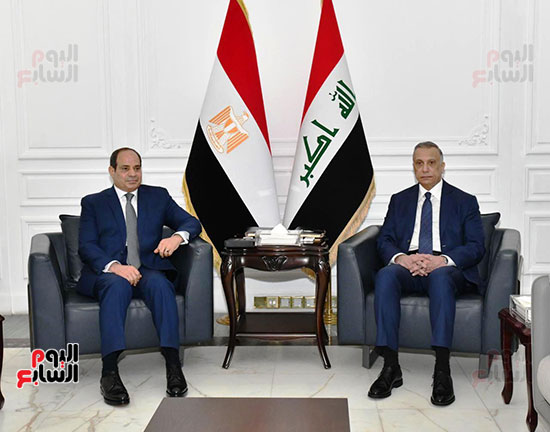 استقبال رسمي للرئيس السيسى في العراق (6)