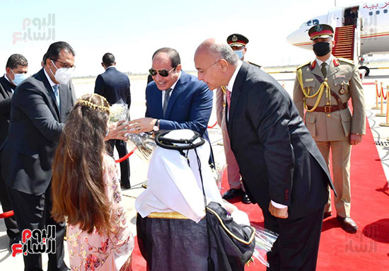 استقبال رسمي للرئيس السيسى في العراق (16)