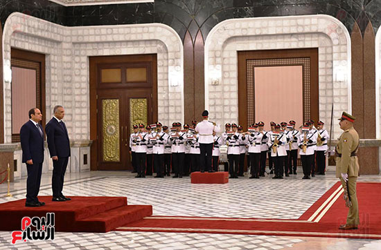 استقبال رسمي للرئيس السيسى في العراق (7)