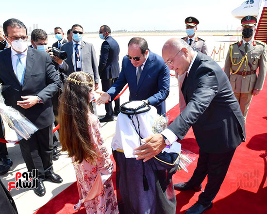 استقبال رسمي للرئيس السيسى في العراق (17)
