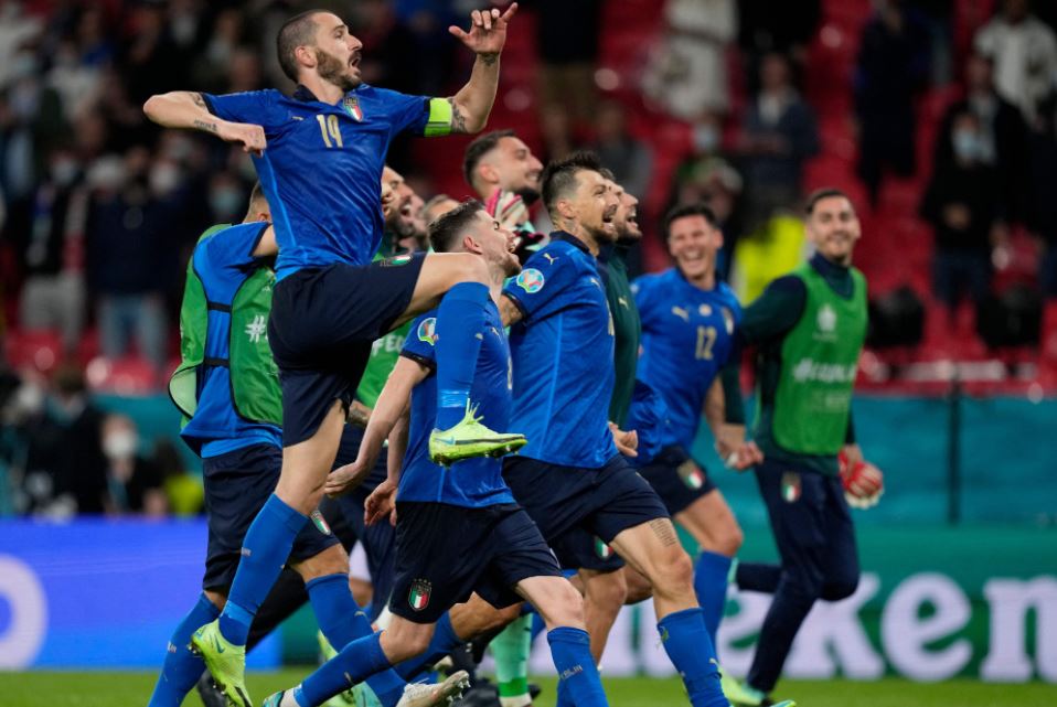 فرحة المنتخب الإيطالي