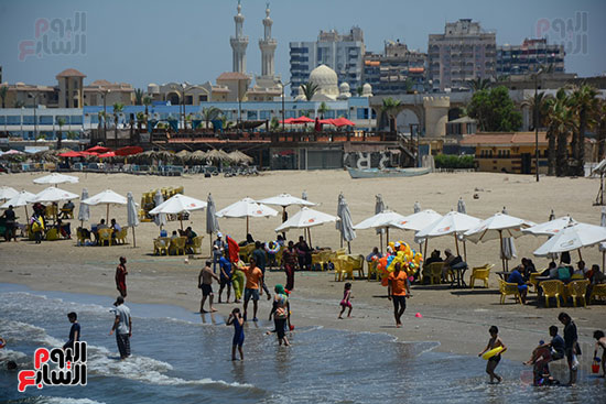 شاطئ-محافظة-بورسعيد-اليوم-الأثنين