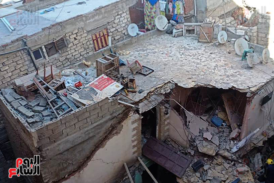 العقار المنهار في محافظة الإسكندرية