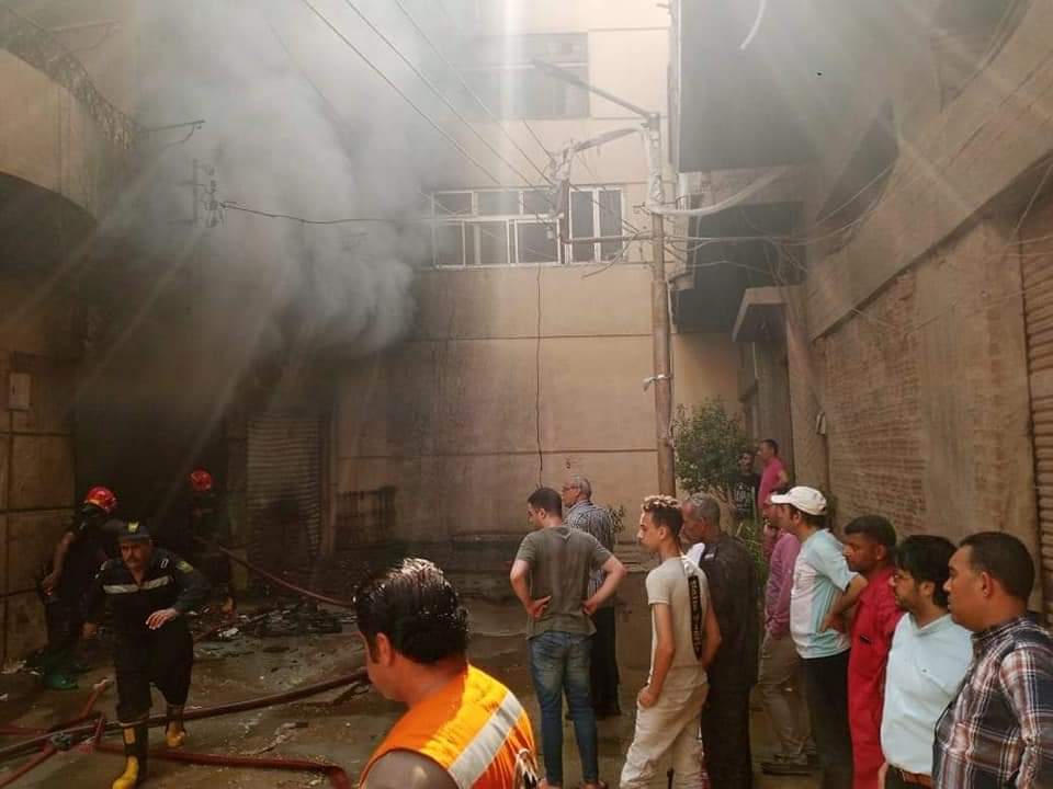 السيطرة على حريق داخل مخزن مبيدات زراعية بالمحلة (2)