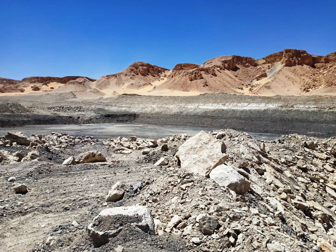 جانب من اعمال تكير وتسوية التربة