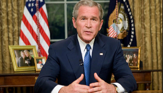 الرئيس الأمريكي السابق جورج بوش