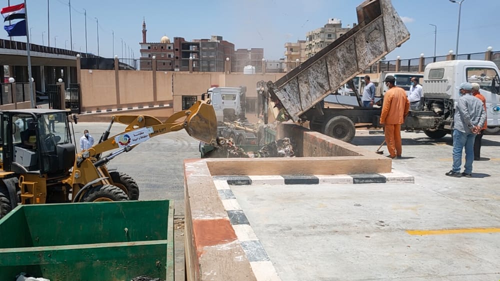 المحطة الوسيطة لرفع القمامة بدمنهور المحطة الوسيطة لرفع القمامة بدمنهور