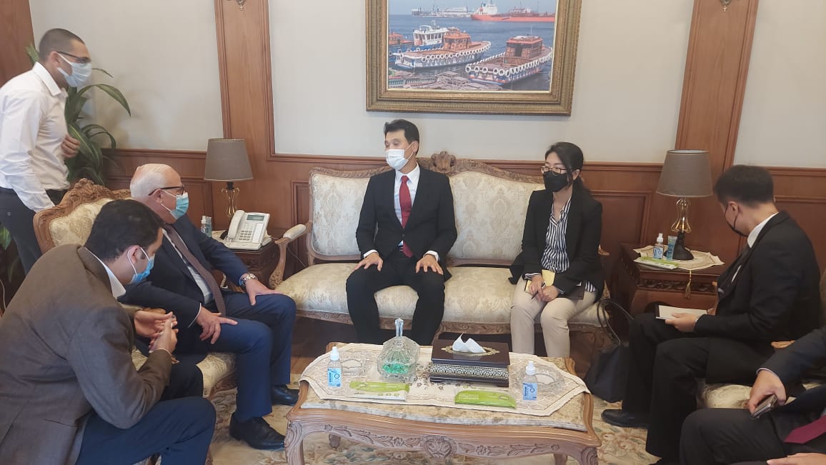 زيارة سفير كوريا لبورسعيد