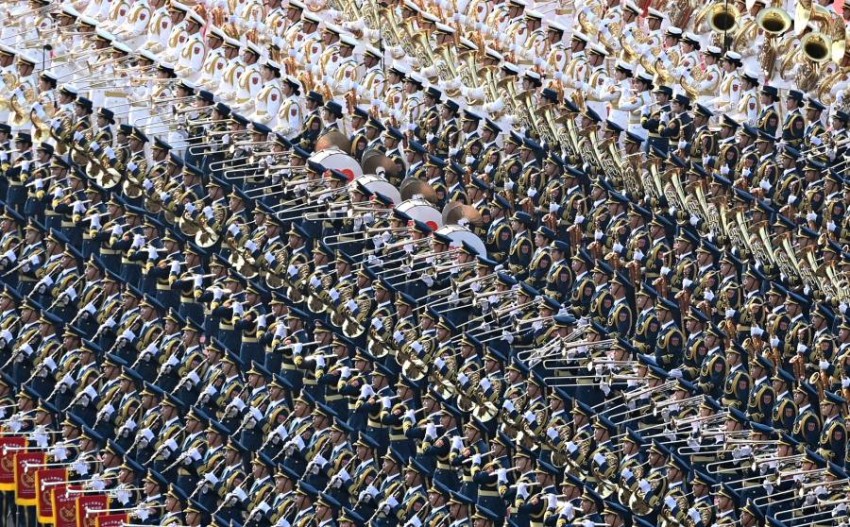الفرقة الموسيقية بالجيش الصينى