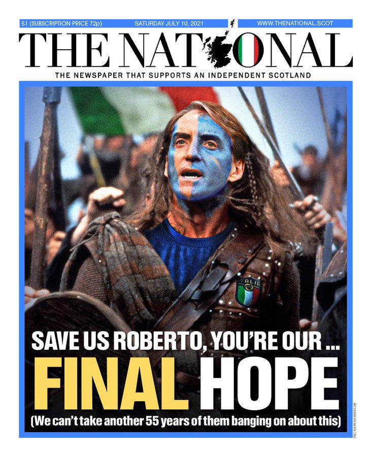 غلاف الصحيفة الاسكتلندية