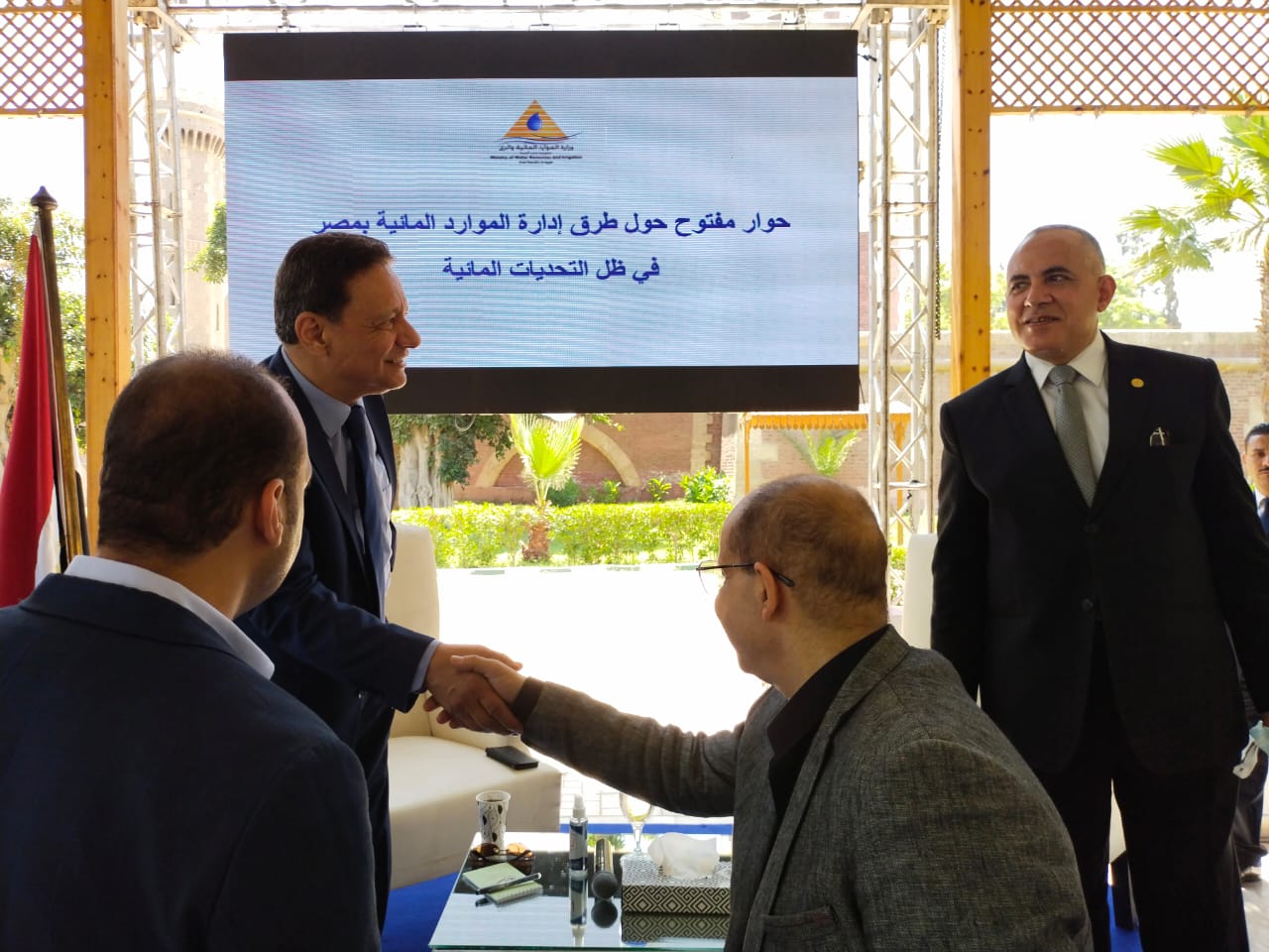 الدكتور محمد عبد العاطى وزير الموارد المائية