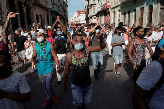 مظاهرات كوبا (8)