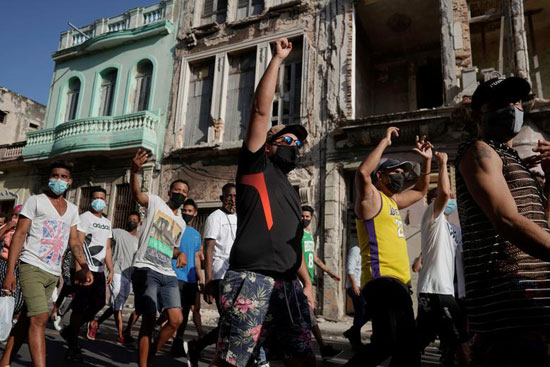 مظاهرات كوبا (12)