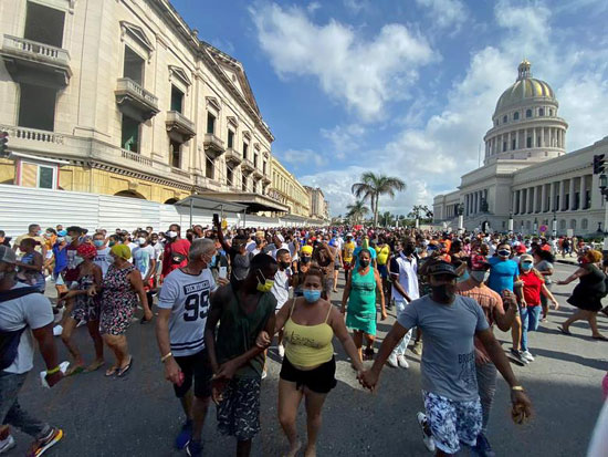 مظاهرات كوبا (7)