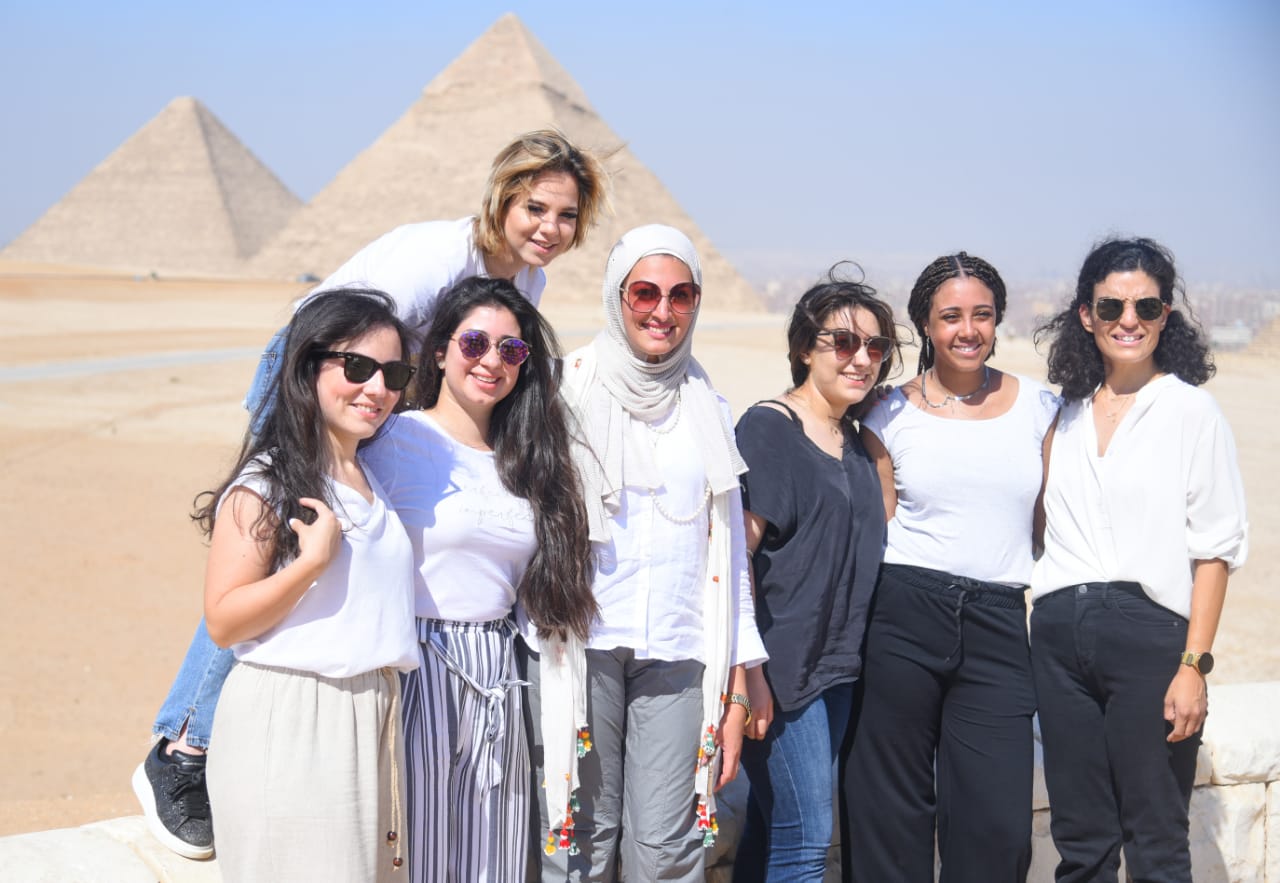 زيارة للوفد الشبابي المصري واليوناني والقبرصي لمنطقة الأهرامات ومتحف الحضارة (5)