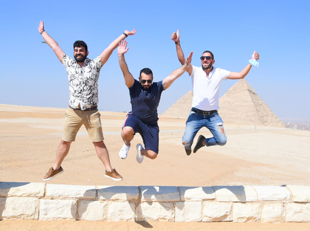 زيارة للوفد الشبابي المصري واليوناني والقبرصي لمنطقة الأهرامات ومتحف الحضارة (2)