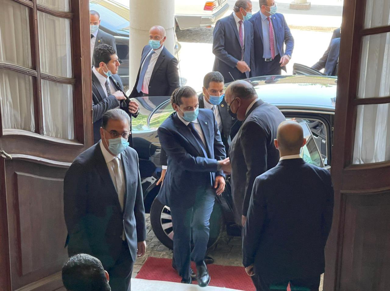 وزير الخارجية يستقبل سعد الحريرى