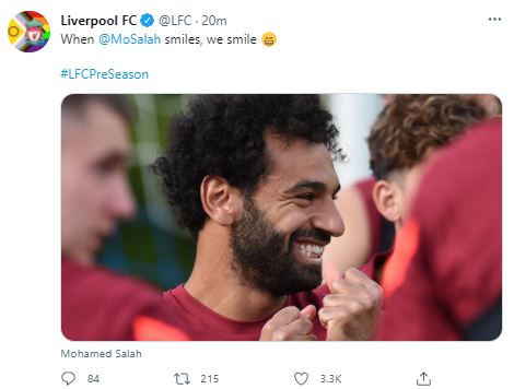 الحساب الرسمي لنادي ليرفبول