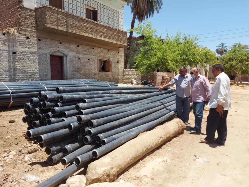 مواسير المياه لدعم قرية باويل باسنا
