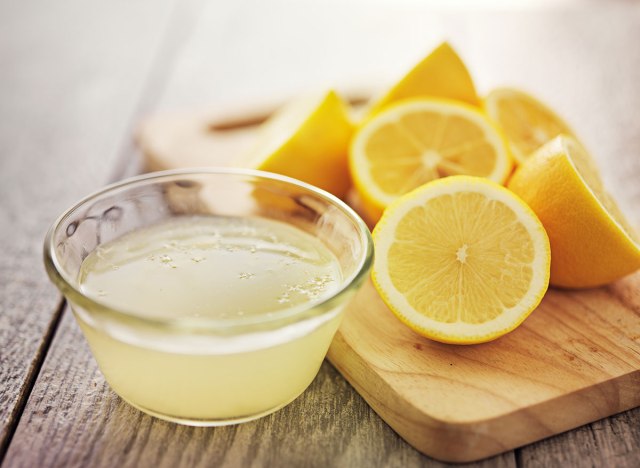 عصير الليمون لحرق الدهون