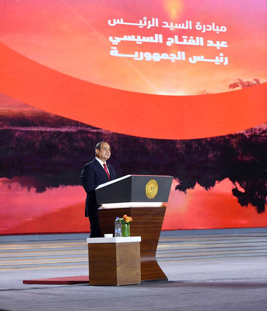 الرئيس السيسى يطلق المشروع القومى لتنمية الريف المصرى