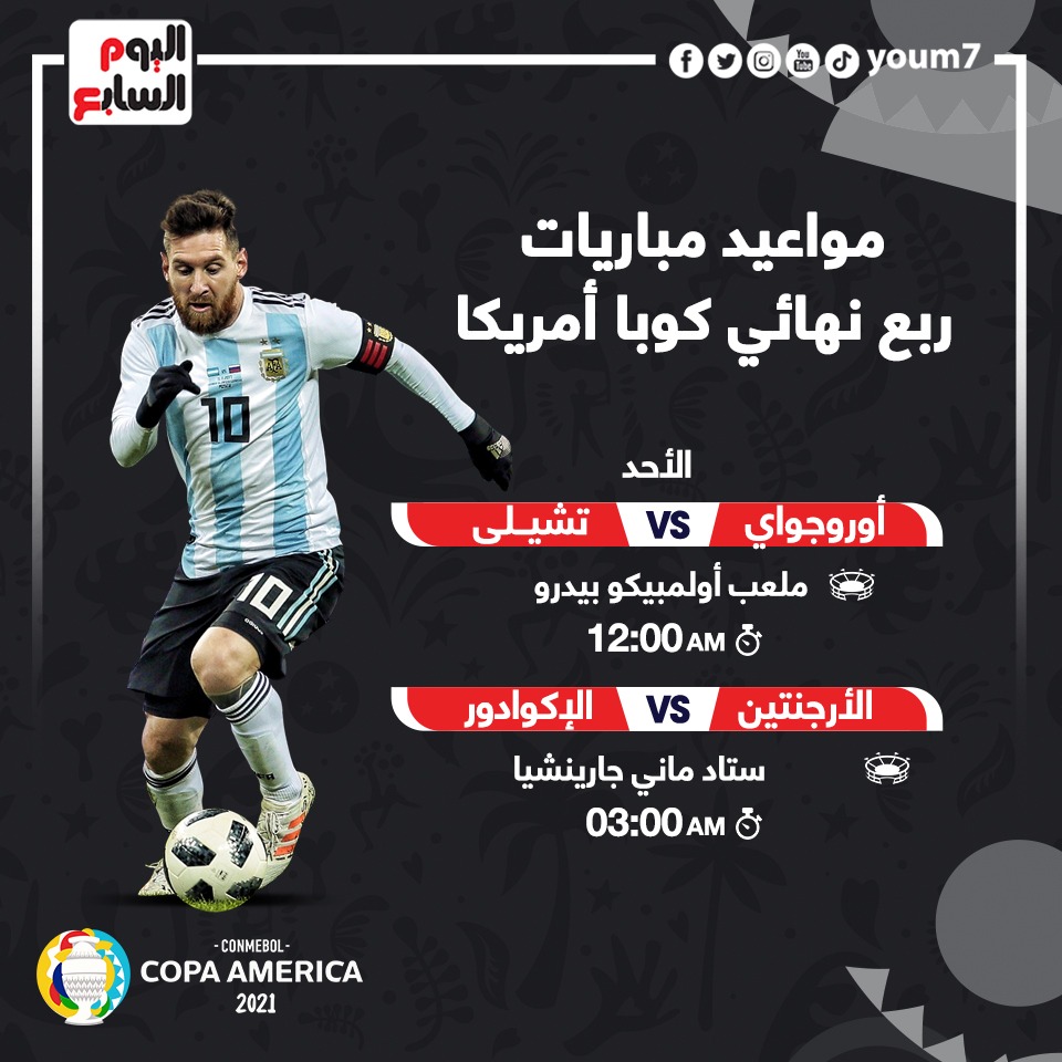 مباريات ربع نهائي كوبا أمريكا مباريات ربع نهائي كوبا أمريكا