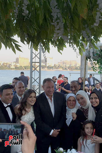 مصطفى الجمل يحتفل بعقد قرانه وزفافه على الزميلة نورهان طمان (14)