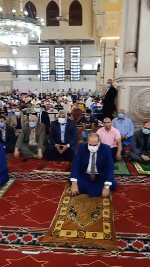 صلاة عيد الأضحى بمسجد الفتح بالشرقية