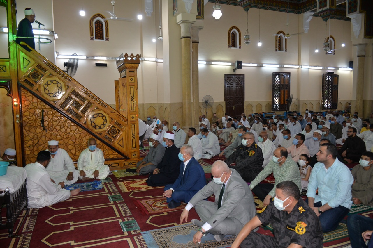صلاة عيد الأضحى المبارك بمسجد السيد يوسف بمدينة الأقصر