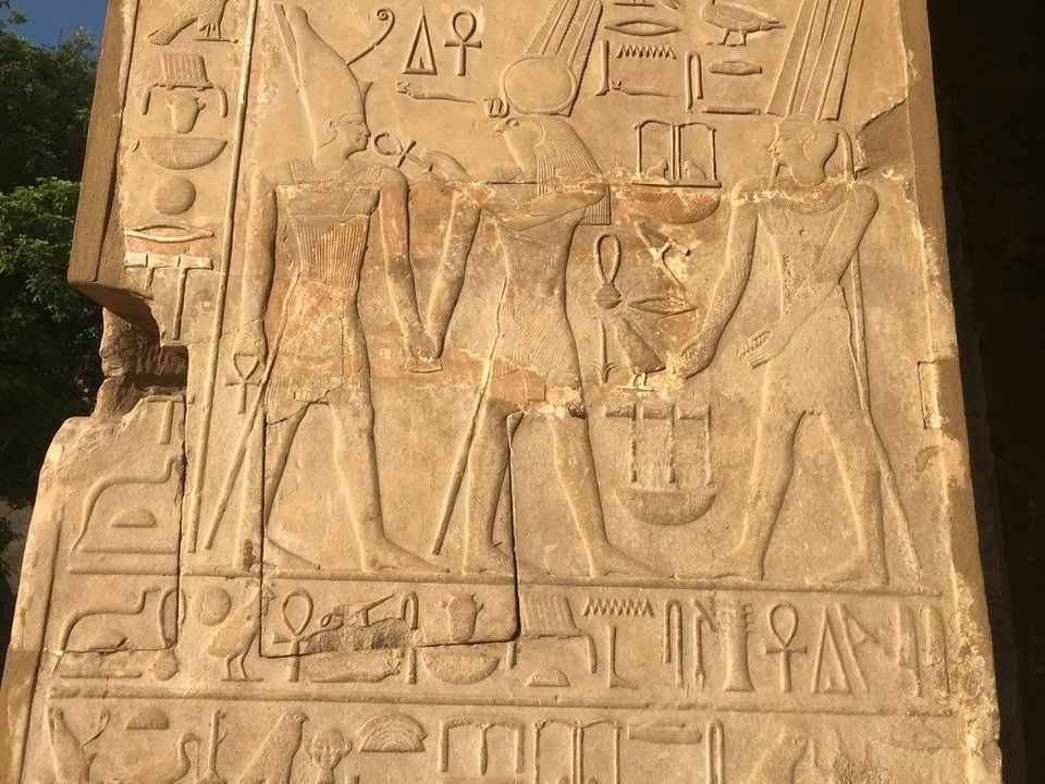 الحضارة الفرعونية منقوشة على جدران الكرنك