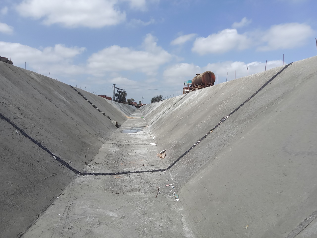 تبطين الترع بكفر الشيخ