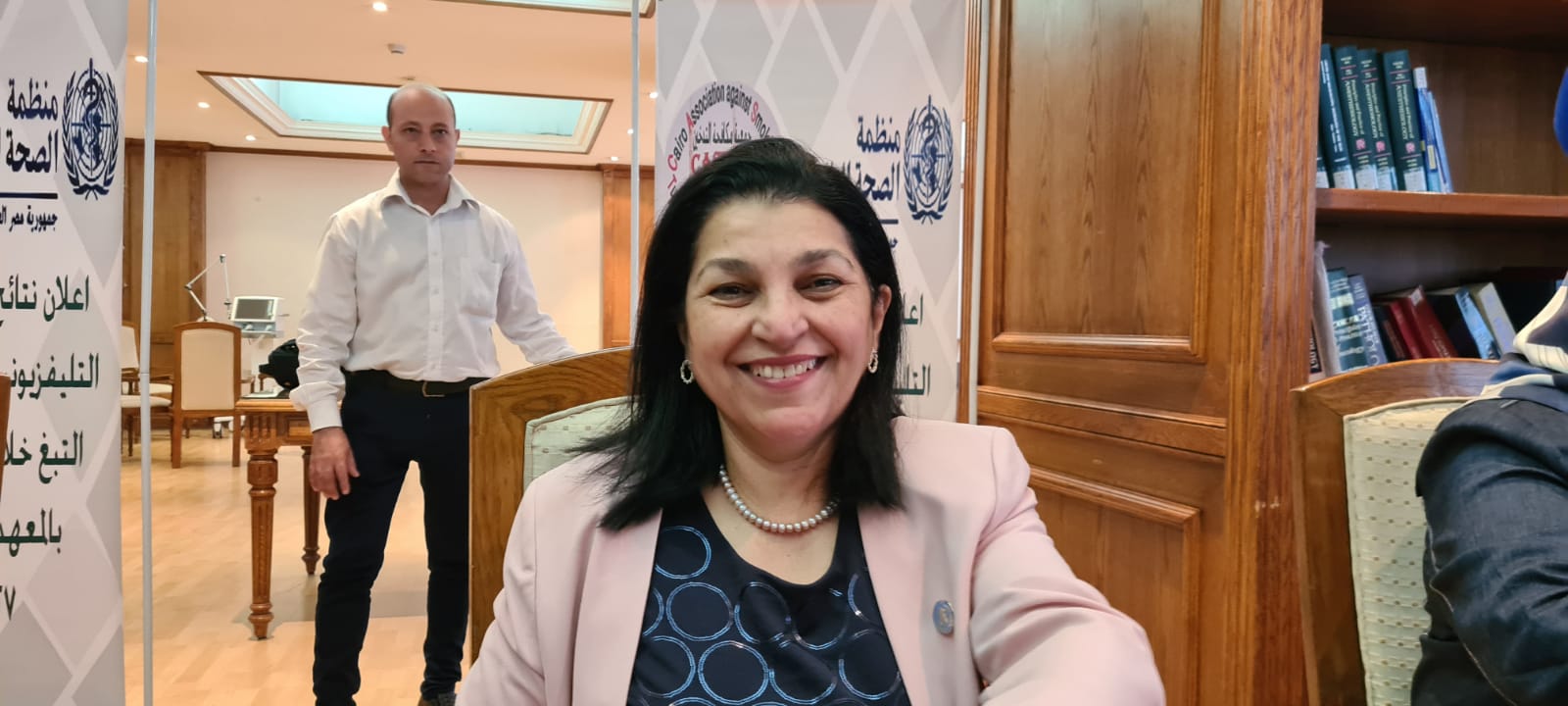 الدكتورة نعيمة القصير ممثل منظمة الصحة العالمية فى مصر