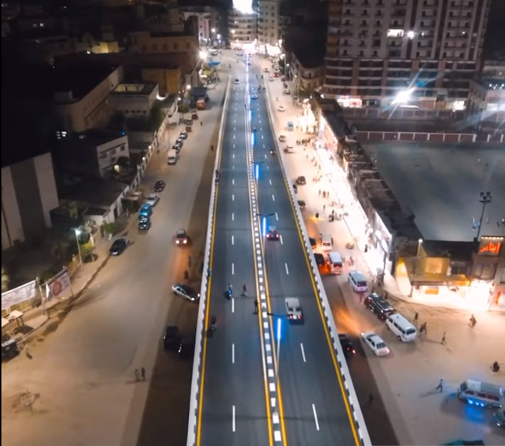 كوبرى الثقافة ليلا