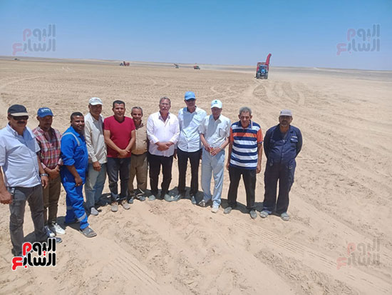 قيادات العمل فى استزراع 20الف فدان